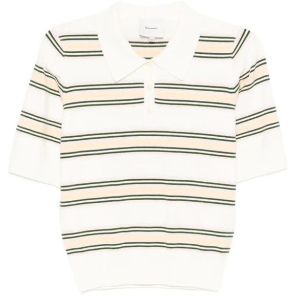 NEW Reformation Campbell Polo Sweater  - size large - Picture 3 of 8